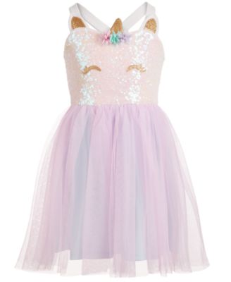 Pink & Violet unicorn dress